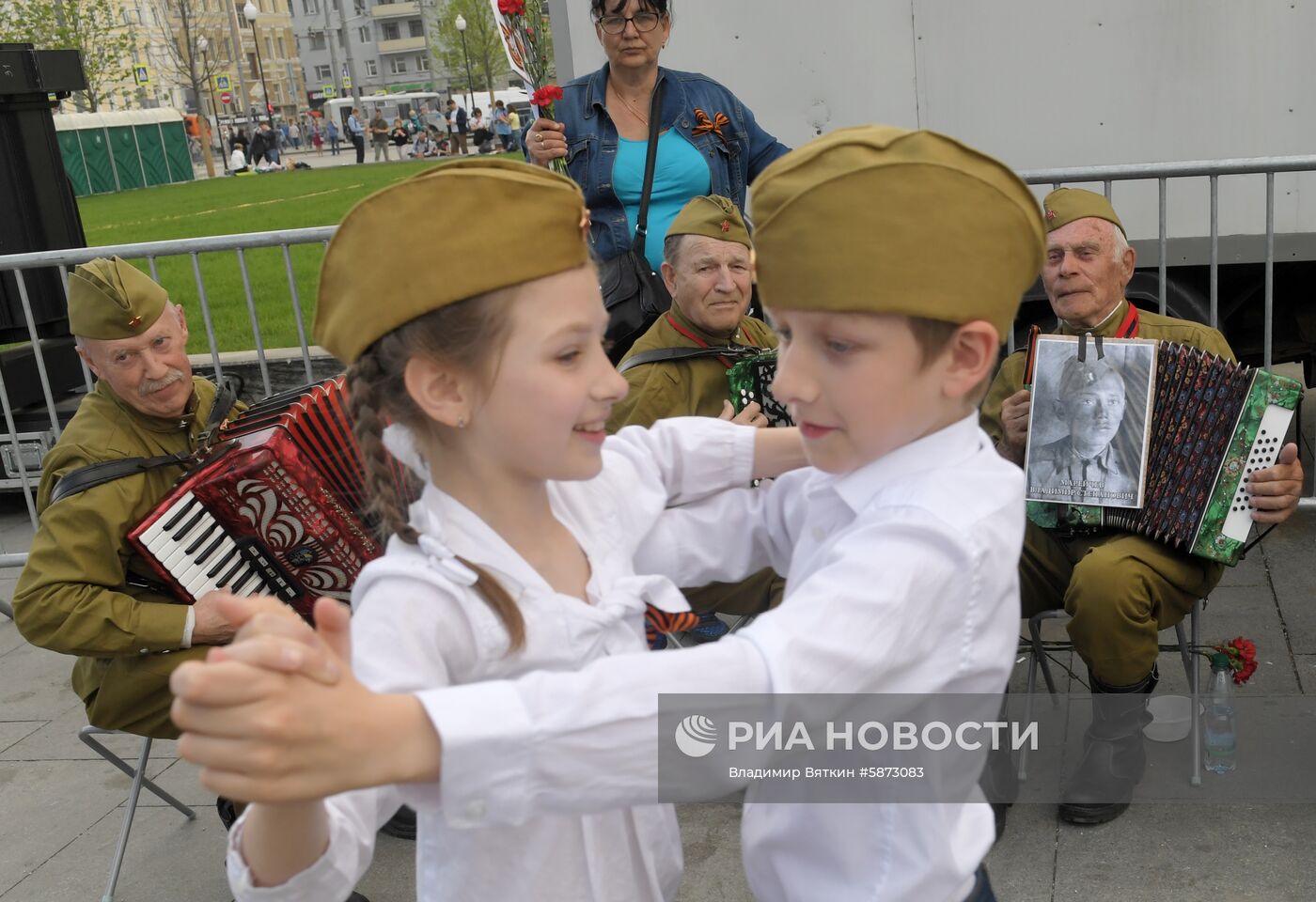 Празднование Дня Победы в Москве