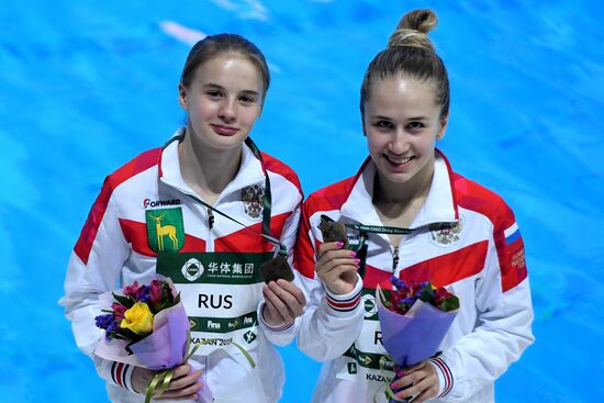 Прыжки в воду. Мировая серия FINA. Первый день 