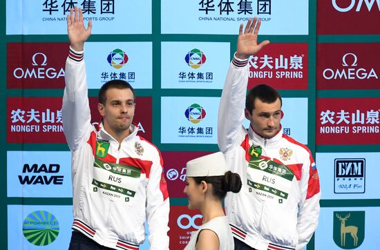 Прыжки в воду. Мировая серия FINA. Первый день 