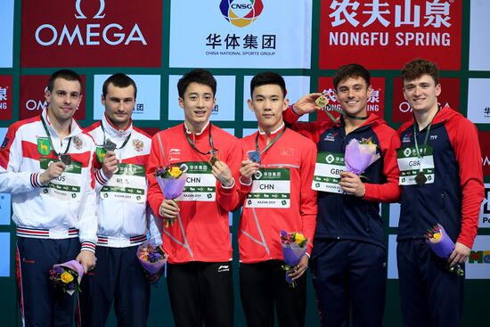 Прыжки в воду. Мировая серия FINA. Первый день 