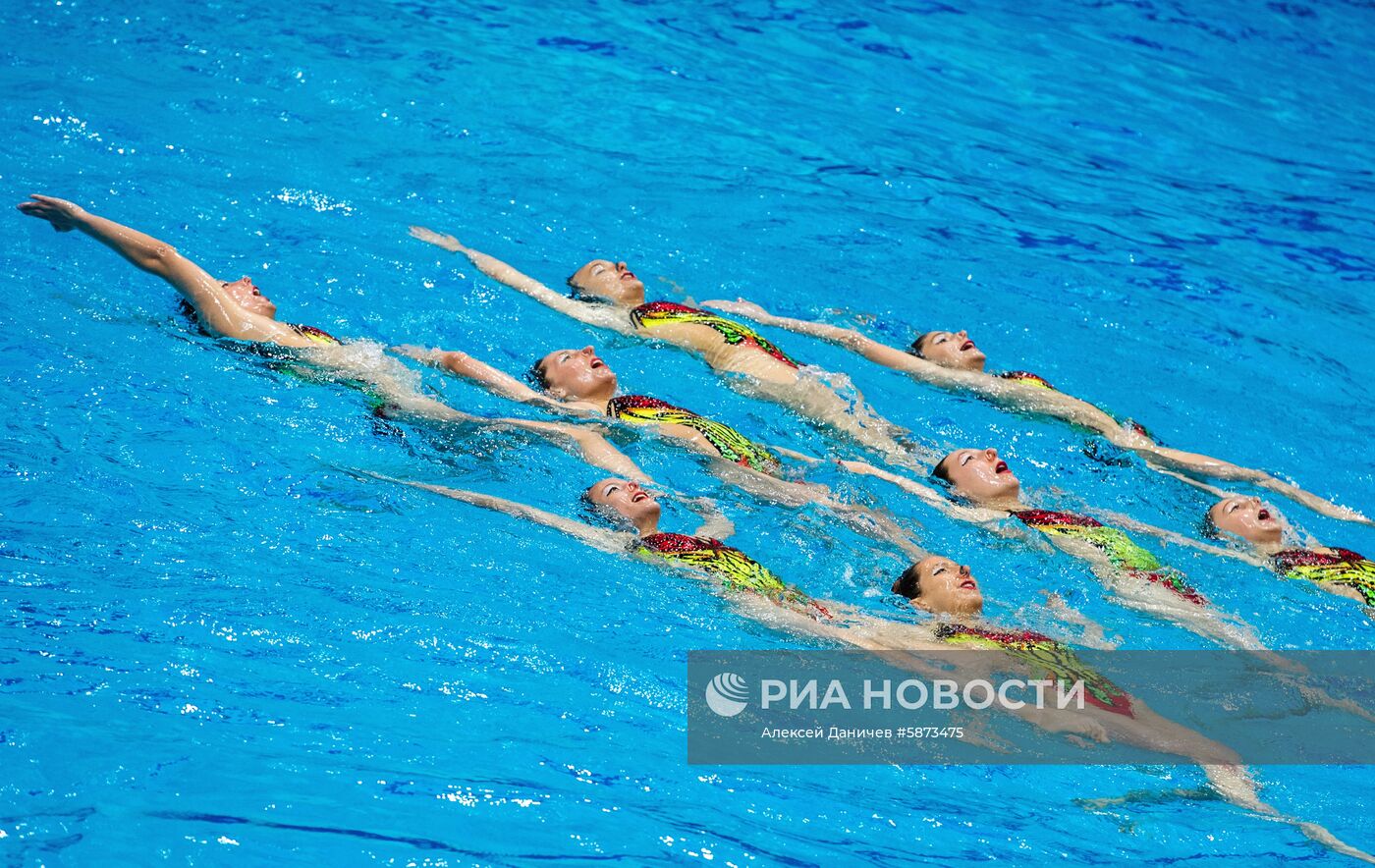 Синхронное плавание. Кубок Европы. Группа. Техническая программа