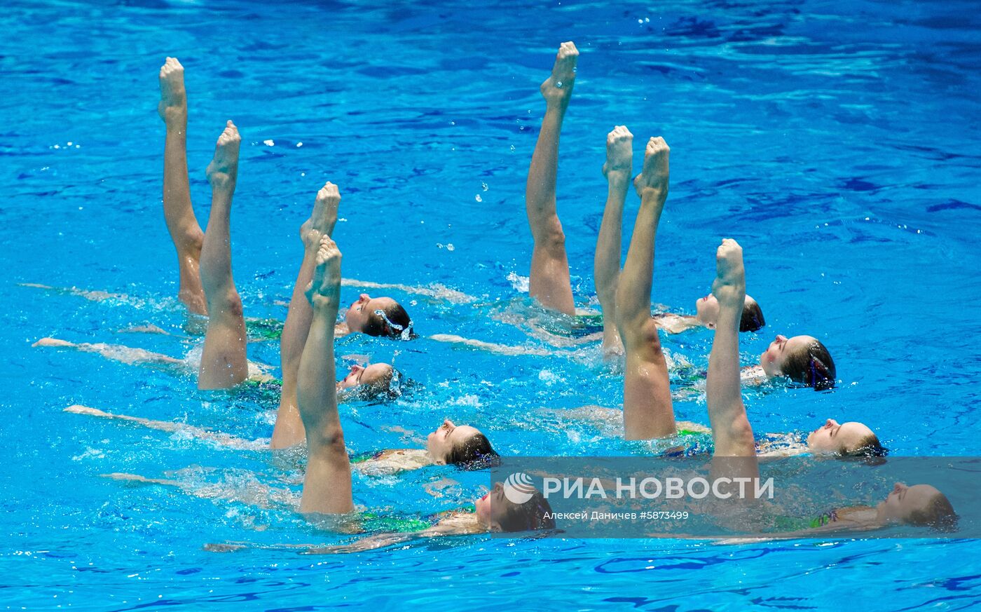 Синхронное плавание. Кубок Европы. Группа. Техническая программа