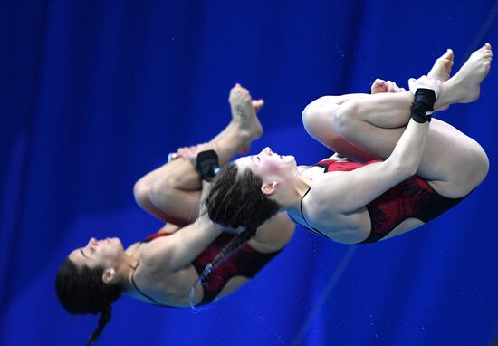 Прыжки в воду. Мировая серия FINA. Первый день 