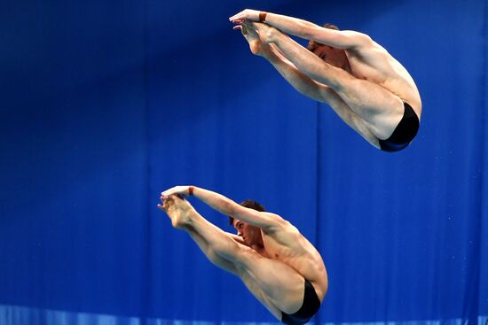 Прыжки в воду. Мировая серия FINA. Первый день 