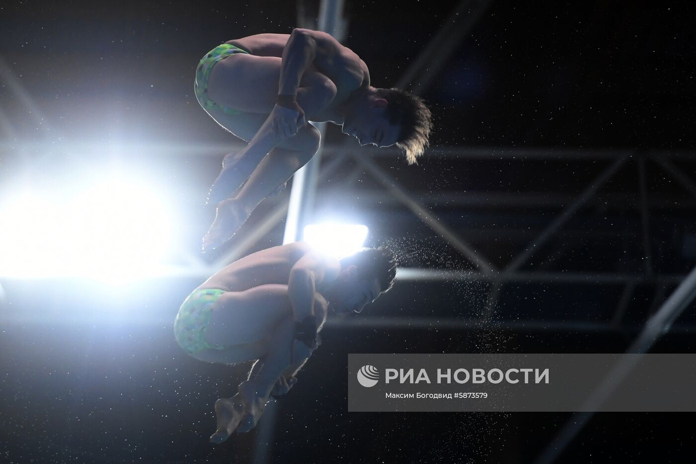 Прыжки в воду. Мировая серия FINA. Первый день 