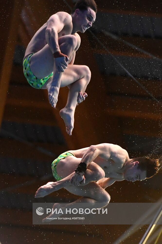 Прыжки в воду. Мировая серия FINA. Первый день