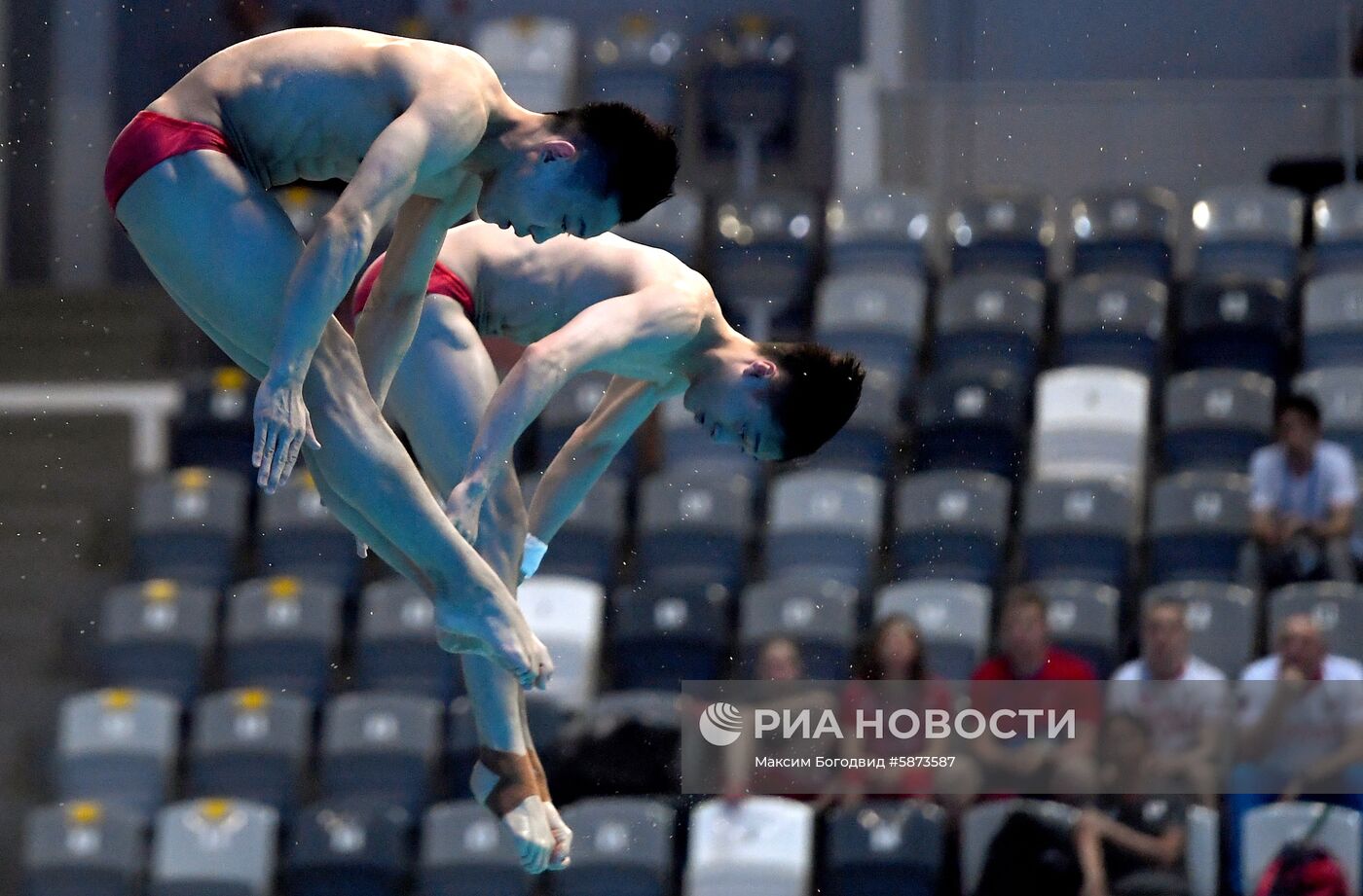 Прыжки в воду. Мировая серия FINA. Первый день