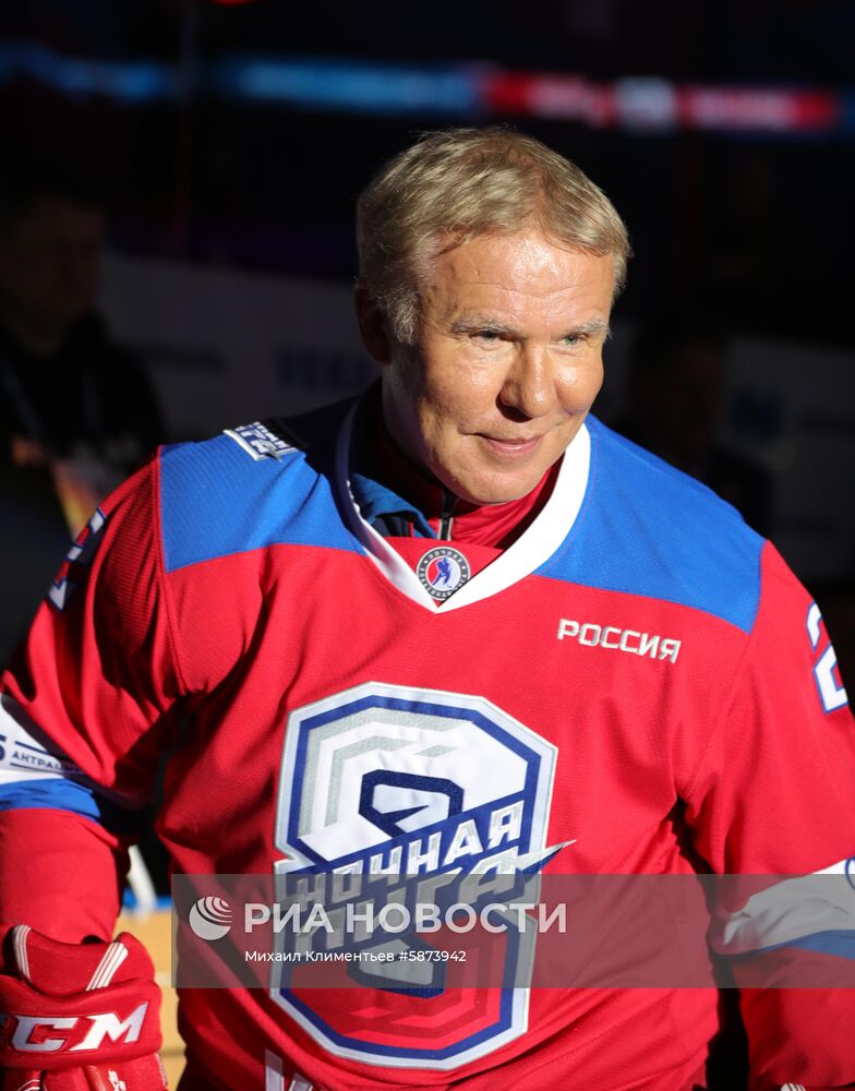 Президент РФ В. Путин принял участие в гала-матче Ночной хоккейной лиги