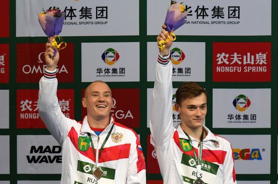 Прыжки в воду. Мировая серия FINA. Первый день 