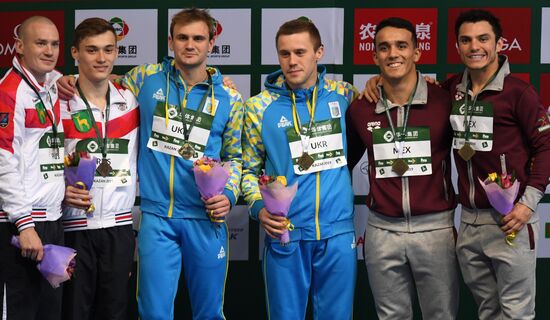 Прыжки в воду. Мировая серия FINA. Первый день 