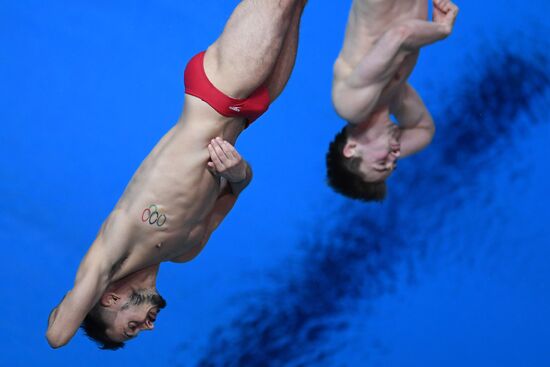 Прыжки в воду. Мировая серия FINA. Первый день 