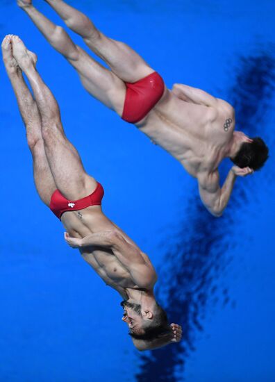 Прыжки в воду. Мировая серия FINA. Первый день 
