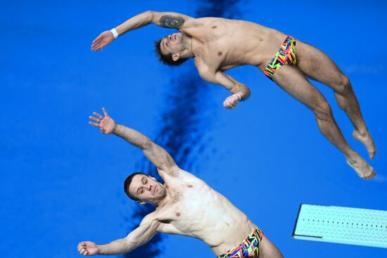 Прыжки в воду. Мировая серия FINA. Первый день 