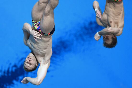 Прыжки в воду. Мировая серия FINA. Первый день 