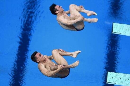 Прыжки в воду. Мировая серия FINA. Первый день 