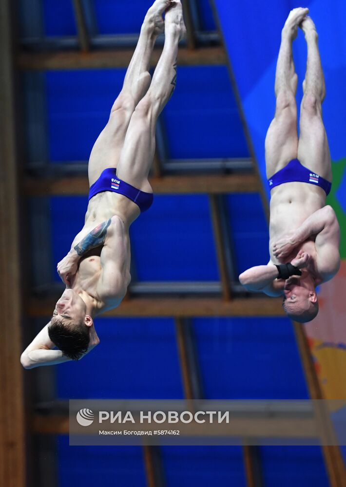 Прыжки в воду. Мировая серия FINA. Первый день