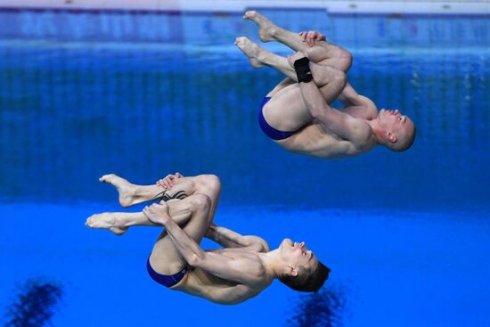 Прыжки в воду. Мировая серия FINA. Первый день 