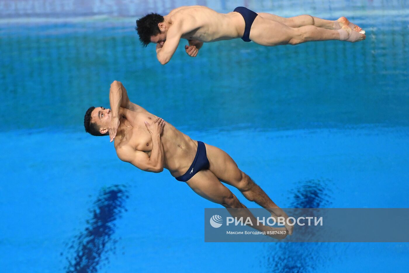 Прыжки в воду. Мировая серия FINA. Первый день 