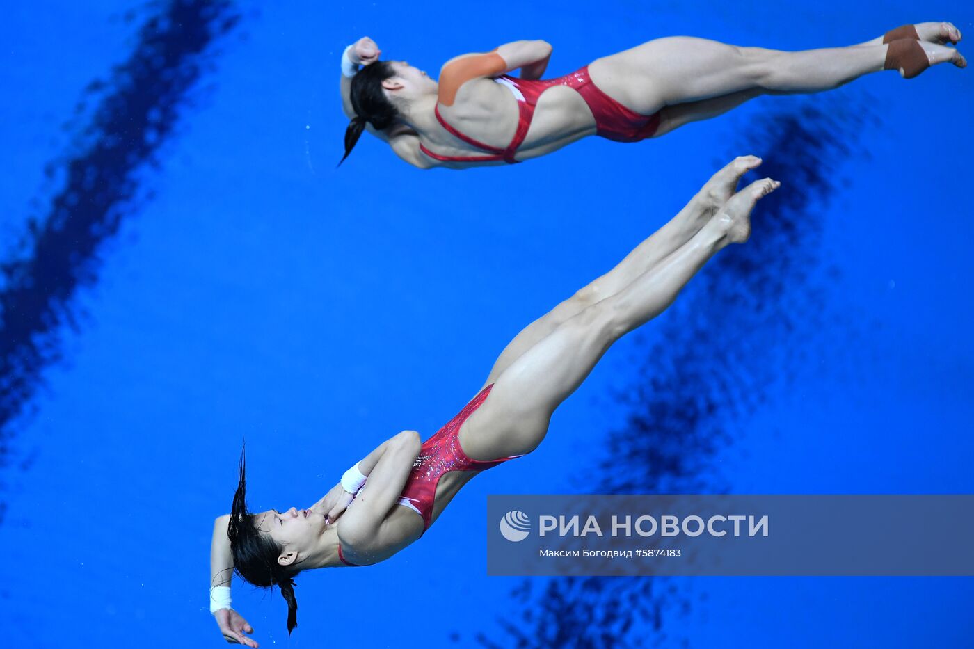 Прыжки в воду. Мировая серия FINA. Первый день 