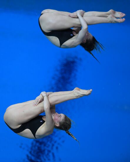 Прыжки в воду. Мировая серия FINA. Первый день 