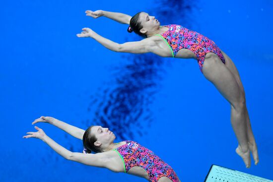 Прыжки в воду. Мировая серия FINA. Первый день 