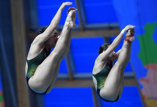 Прыжки в воду. Мировая серия FINA. Первый день 