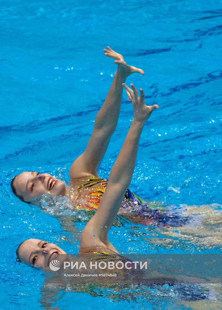 Синхронное плавание. Кубок Европы. Дуэт. Техническая программа