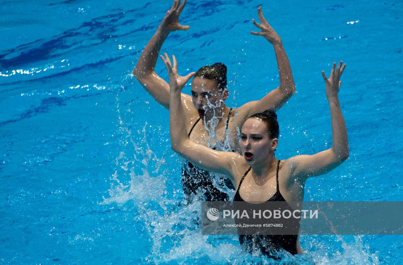 Синхронное плавание. Кубок Европы. Дуэт. Техническая программа