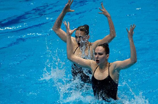 Синхронное плавание. Кубок Европы. Дуэт. Техническая программа