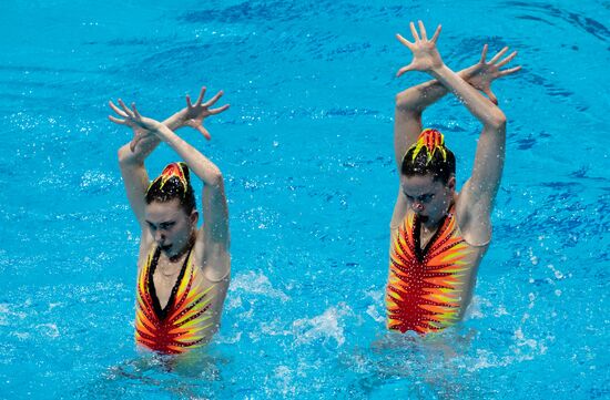 Синхронное плавание. Кубок Европы. Дуэт. Техническая программа