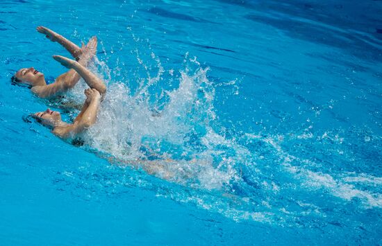 Синхронное плавание. Кубок Европы. Дуэт. Техническая программа