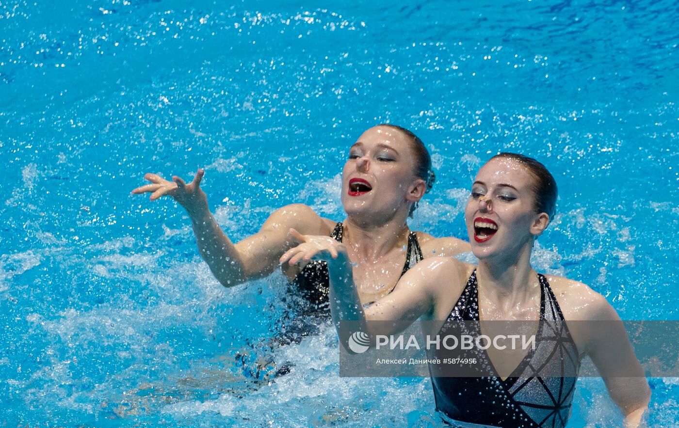 Синхронное плавание. Кубок Европы. Дуэт. Техническая программа
