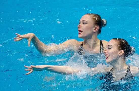 Синхронное плавание. Кубок Европы. Дуэт. Техническая программа