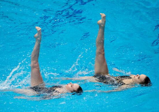 Синхронное плавание. Кубок Европы. Дуэт. Техническая программа