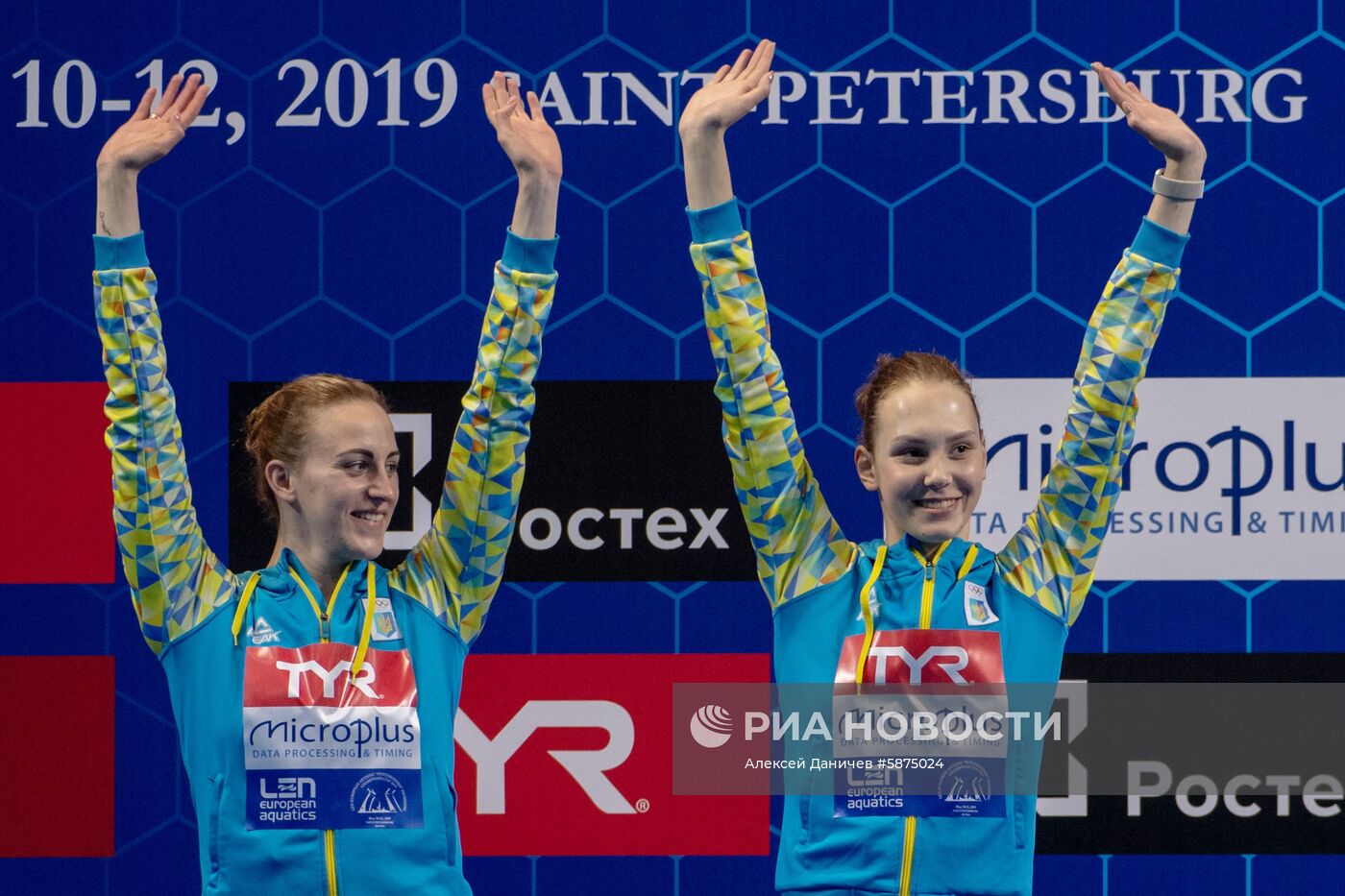 Синхронное плавание. Кубок Европы. Дуэт. Техническая программа