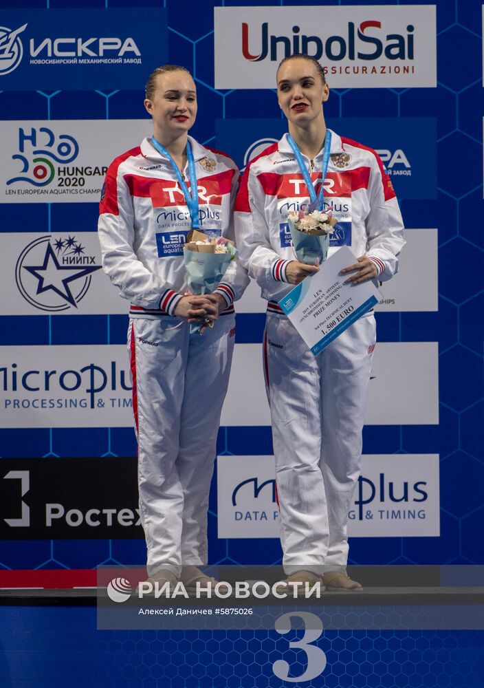 Синхронное плавание. Кубок Европы. Дуэт. Техническая программа