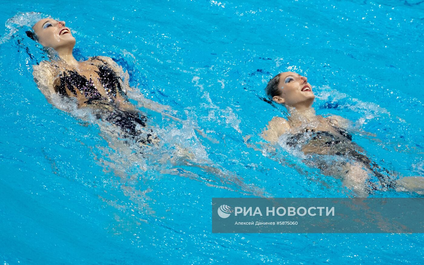 Синхронное плавание. Кубок Европы. Дуэт. Техническая программа