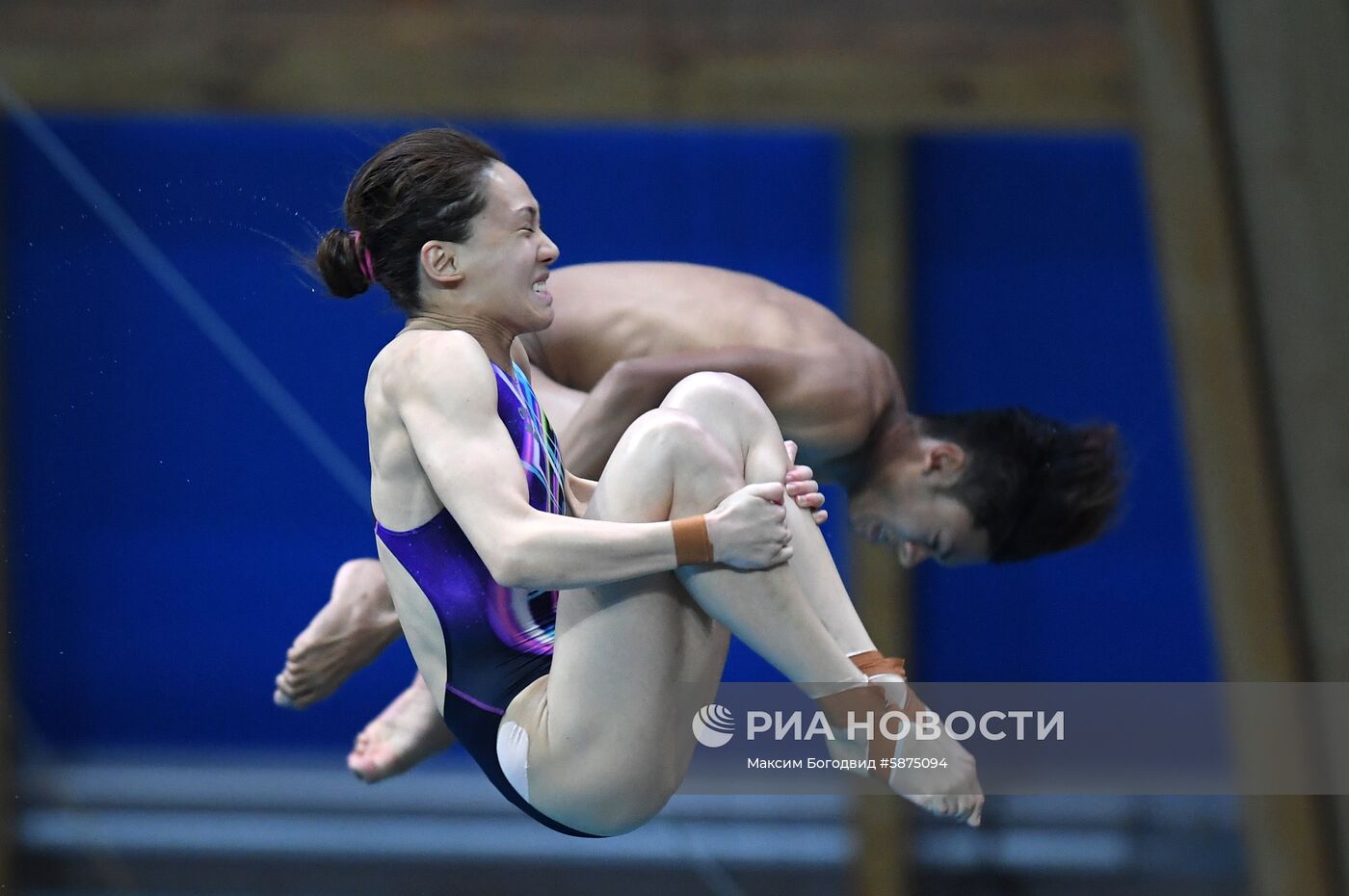 Прыжки в воду. Мировая серия FINA. Второй день 