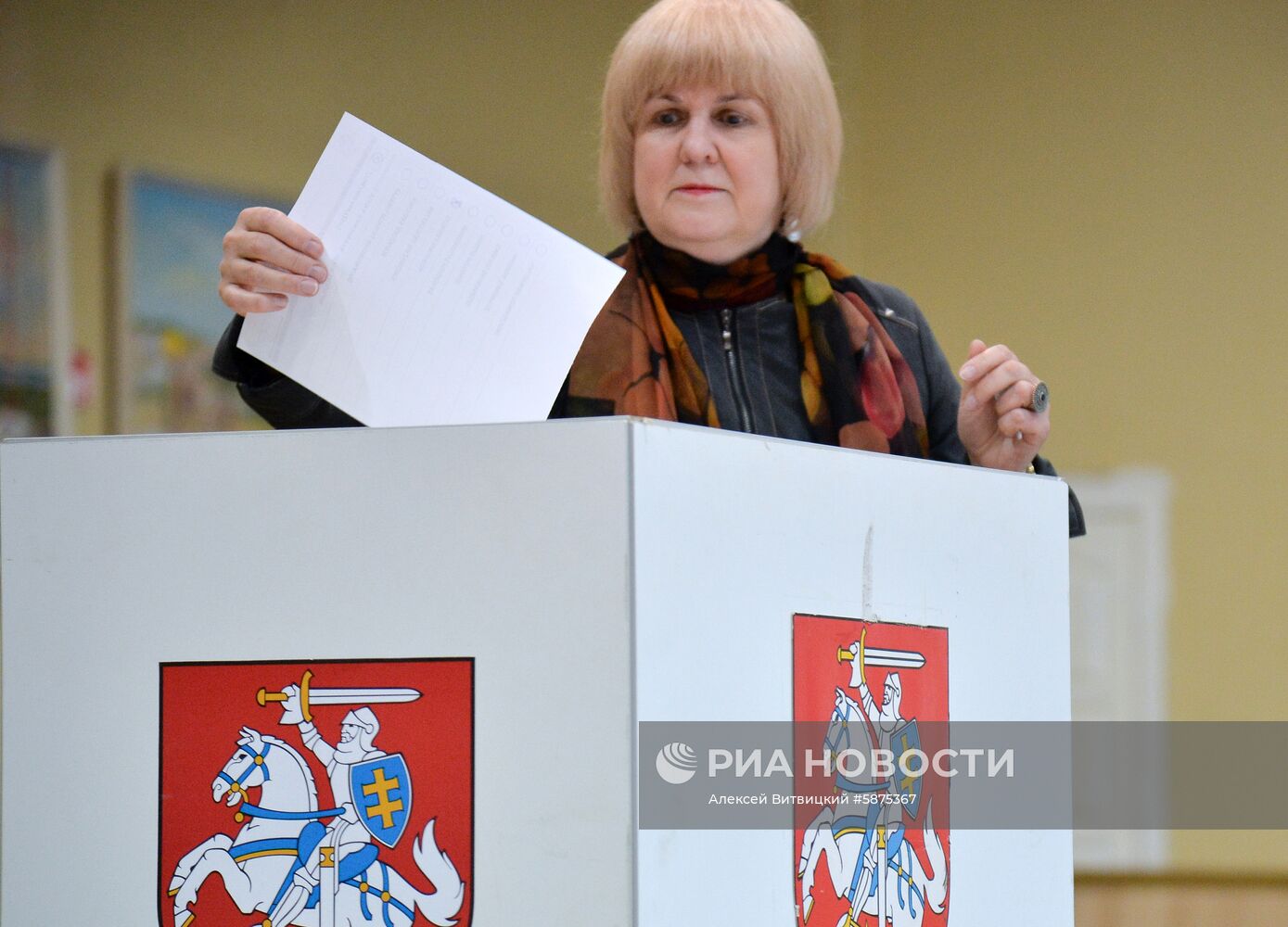Выборы президента и два референдума проходят в Литве