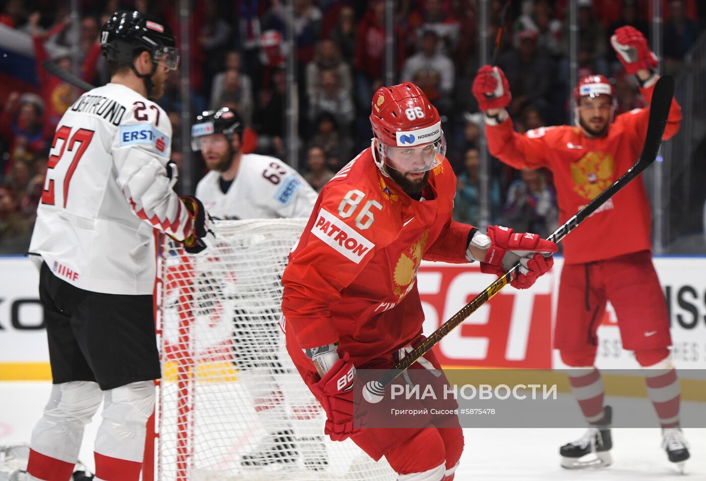 Хоккей. Чемпионат мира. Россия - Австрия