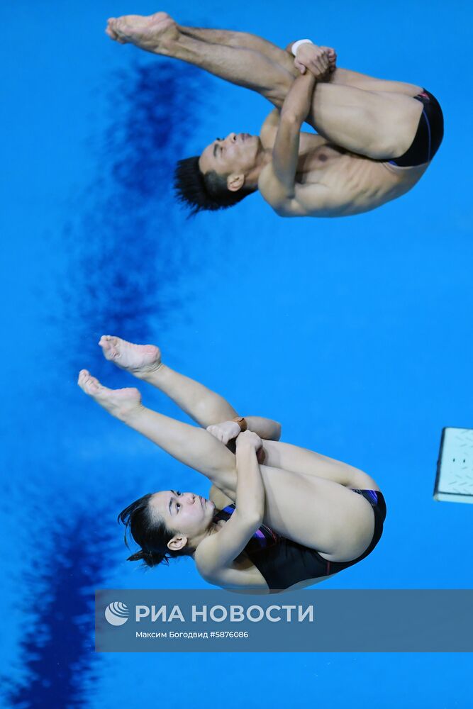 Прыжки в воду. Мировая серия FINA. Третий день 