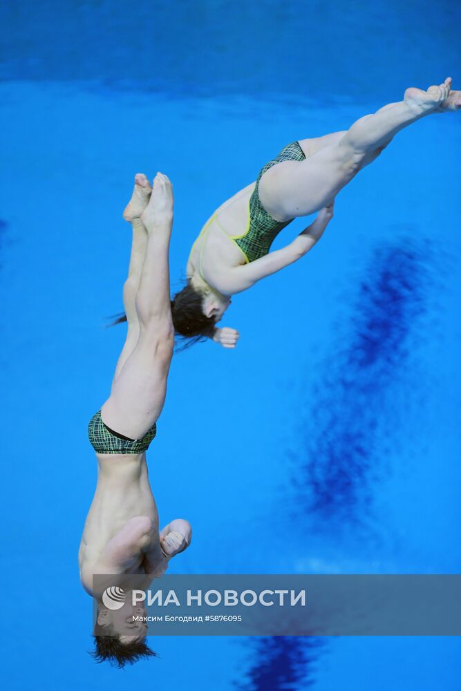 Прыжки в воду. Мировая серия FINA. Третий день 