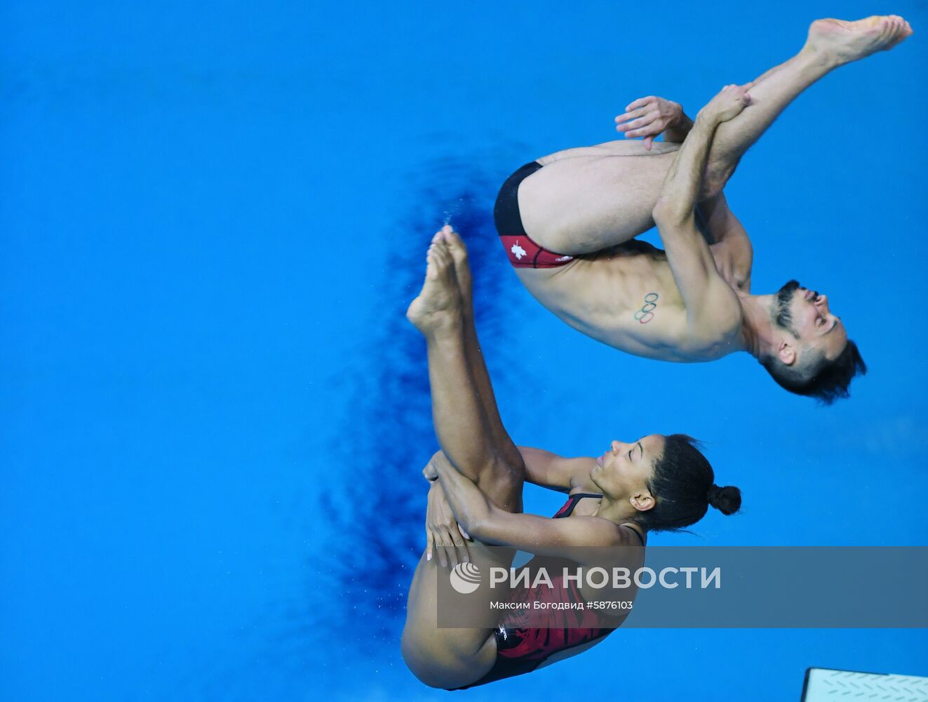 Прыжки в воду. Мировая серия FINA. Третий день 