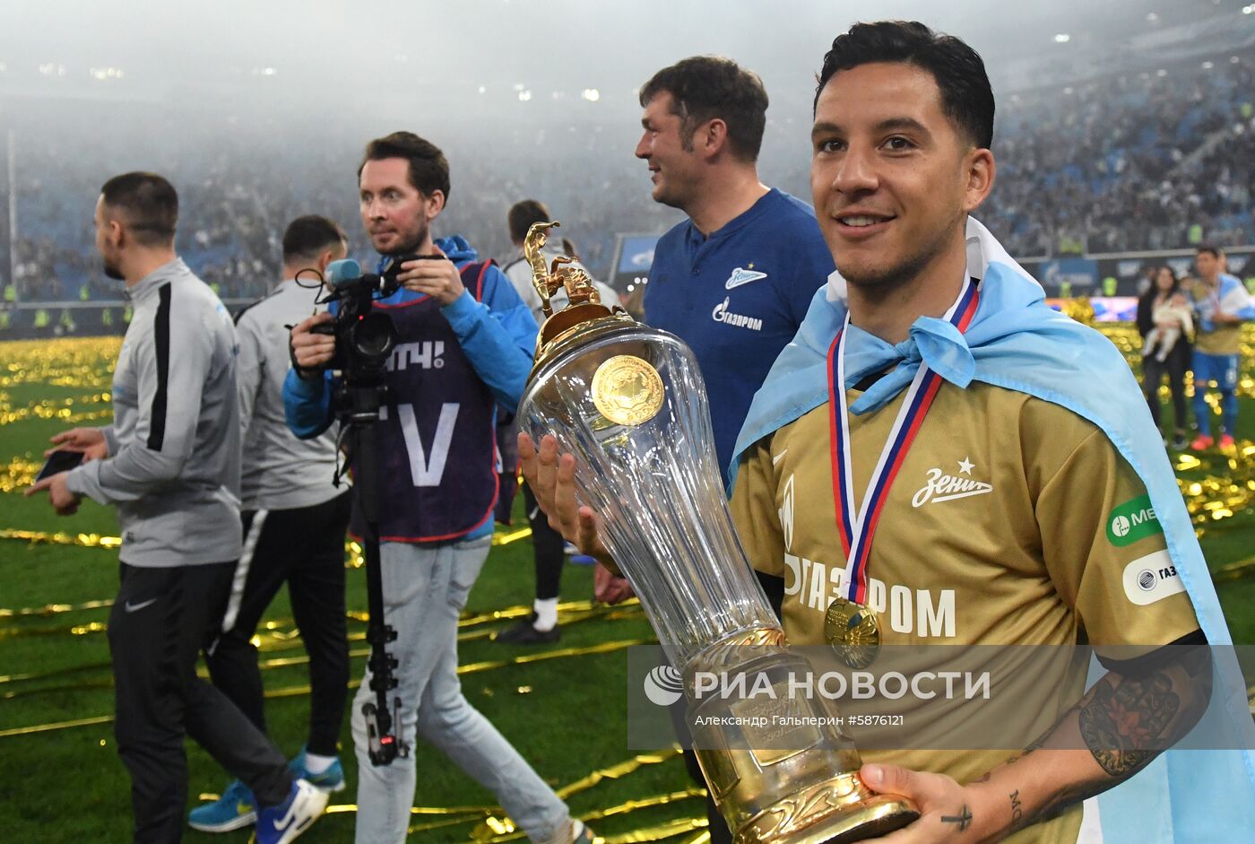 Футбол. Празднование чемпионства ФК "Зенит"