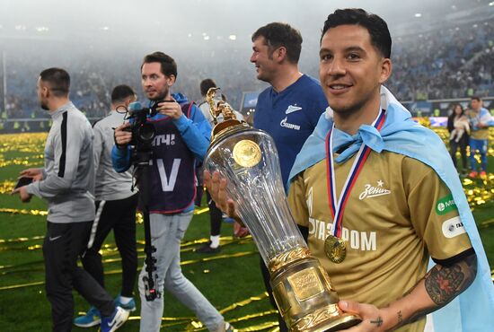 Футбол. Празднование чемпионства ФК "Зенит"