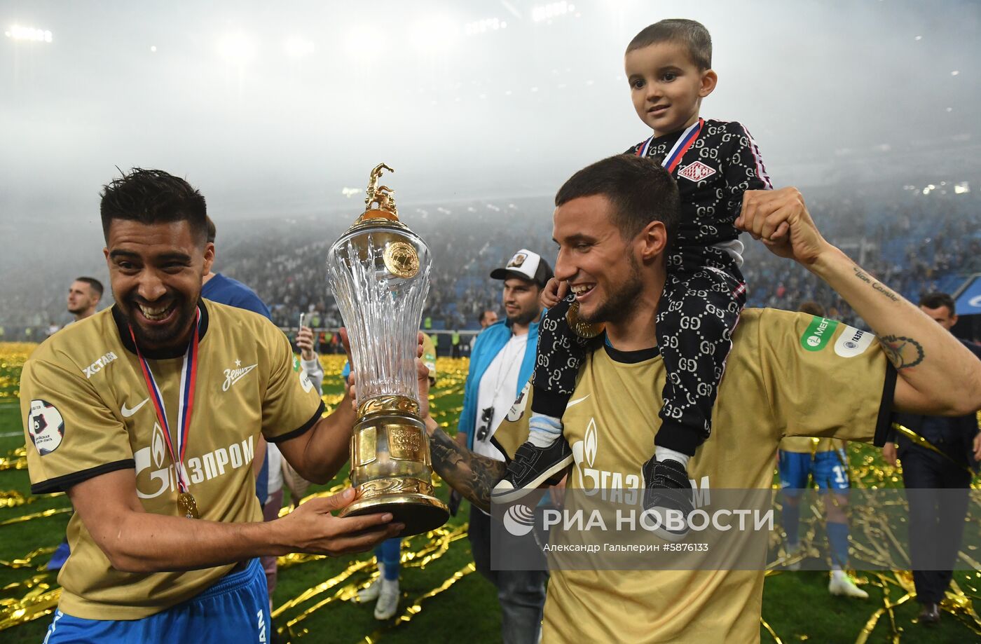 Футбол. Празднование чемпионства ФК "Зенит"