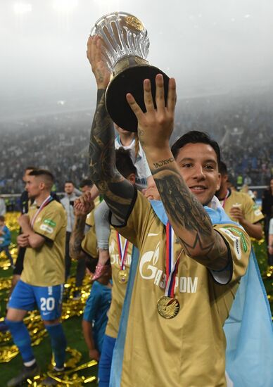 Футбол. Празднование чемпионства ФК "Зенит"