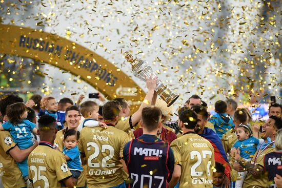 Футбол. Празднование чемпионства ФК "Зенит"