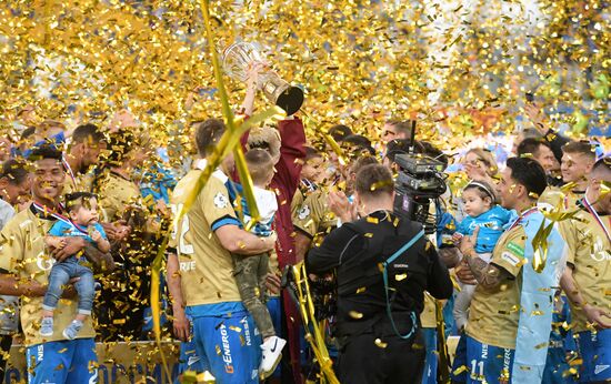 Футбол. Празднование чемпионства ФК "Зенит"