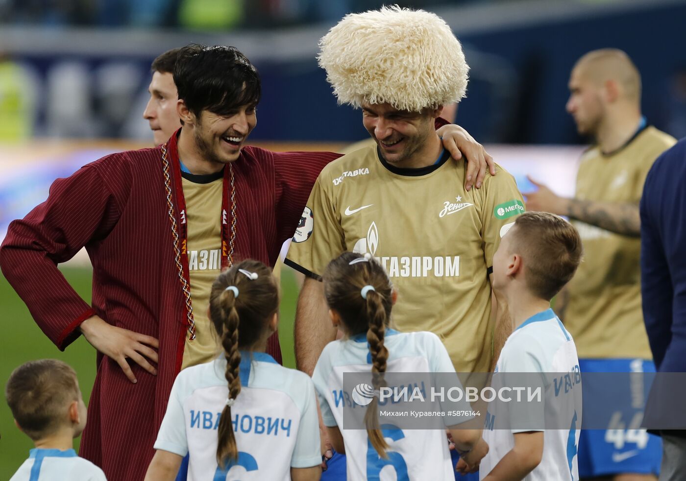 Футбол. Празднование чемпионства ФК "Зенит"